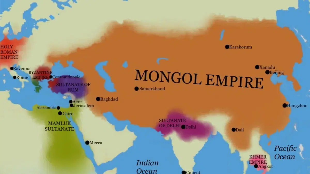 Mogul Empire Map - 1290 CE