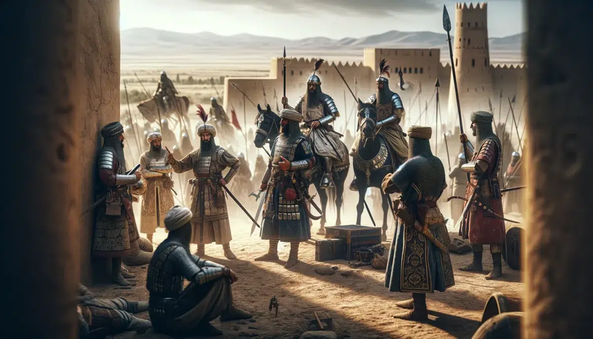 Saracens during the Crusades with a more realistic and historically accurate depiction, and captures the gravity and strategic significance of the Saracens' involvement