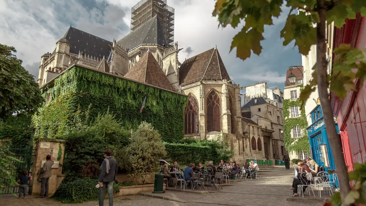 St Gervais Church in Paris