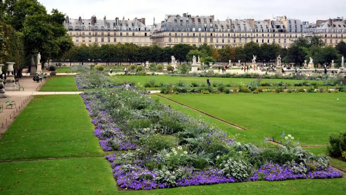 Tuileries Gardens in Paris