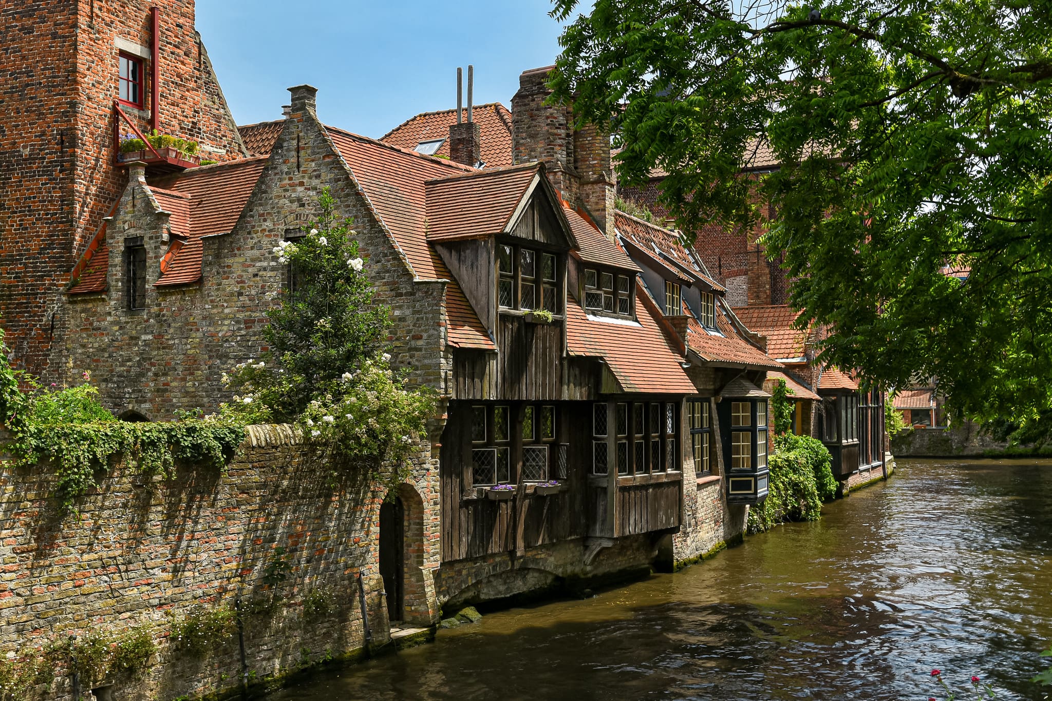 Canal in Bruges Belgium