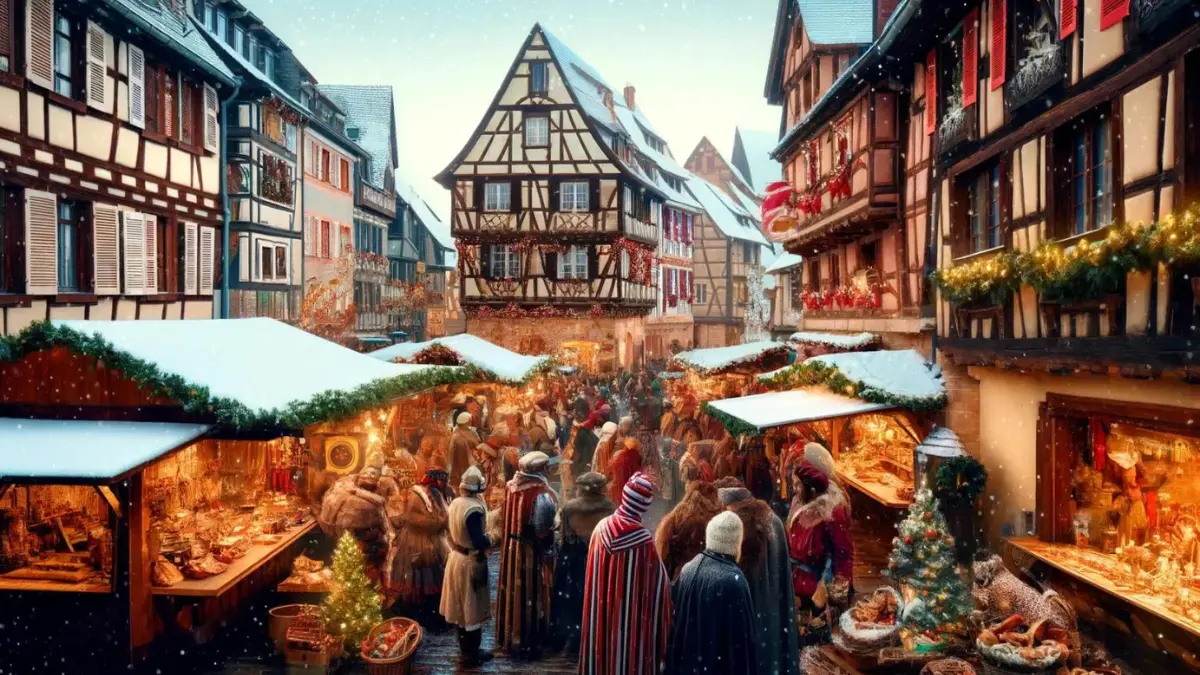 Ribeauvillé Medieval Christmas Market in France