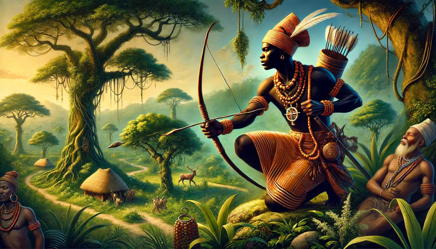 Ochosi African God: Hunter & Protector