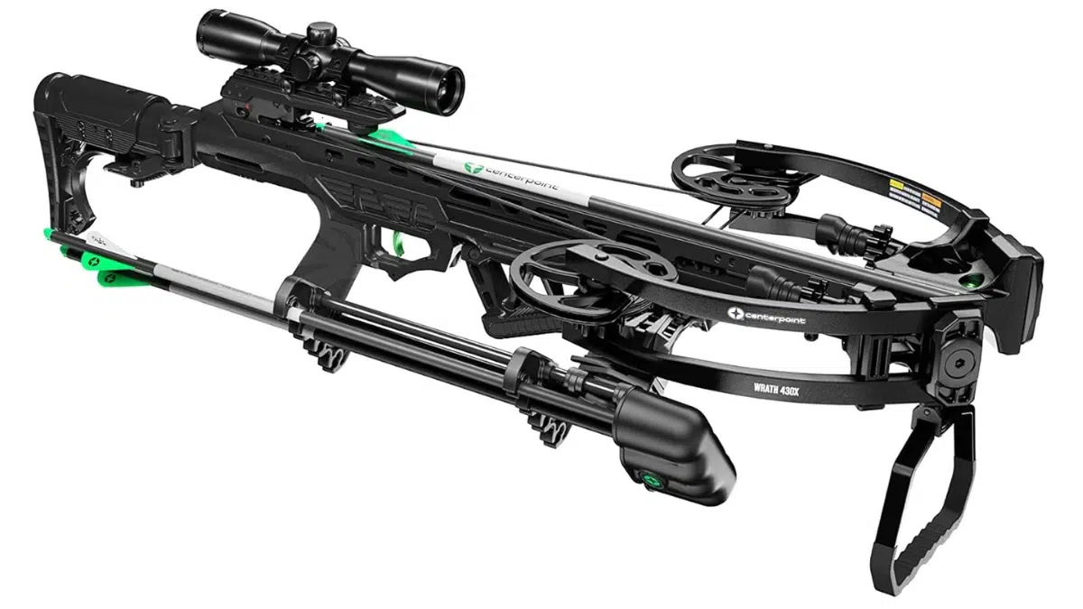 Amazon CenterPoint Archery Crossbow on a white background