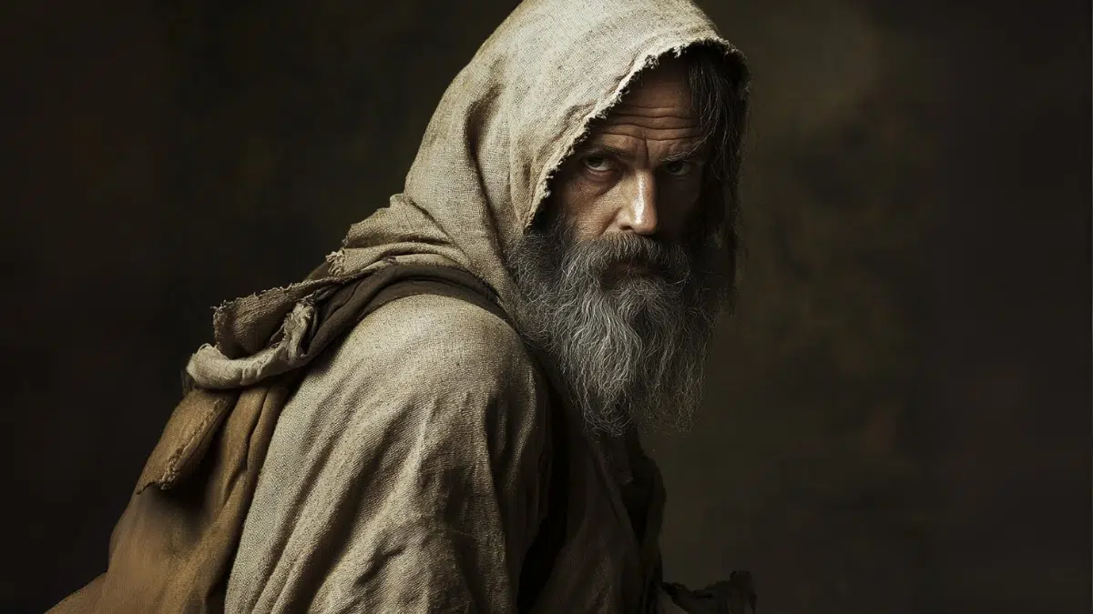 Odysseus returns as a beggar