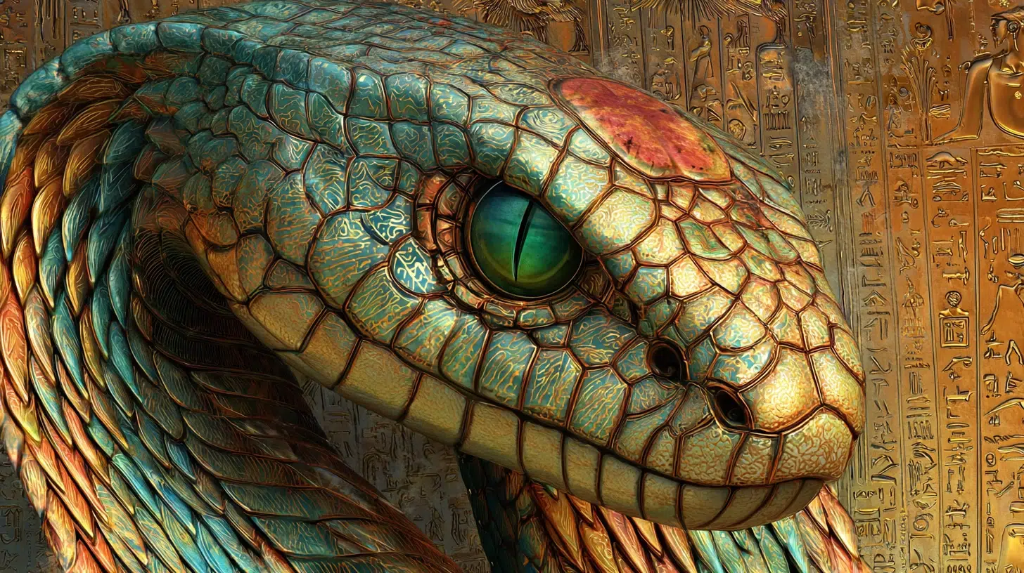 Wadjet the cobra goddess of Egyptian mythology